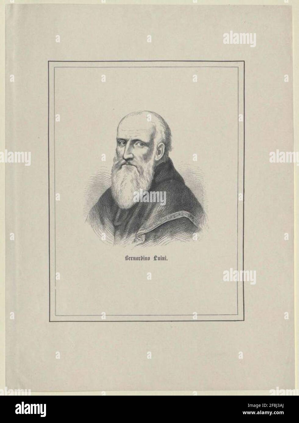 Luini, Bernardino. Foto Stock