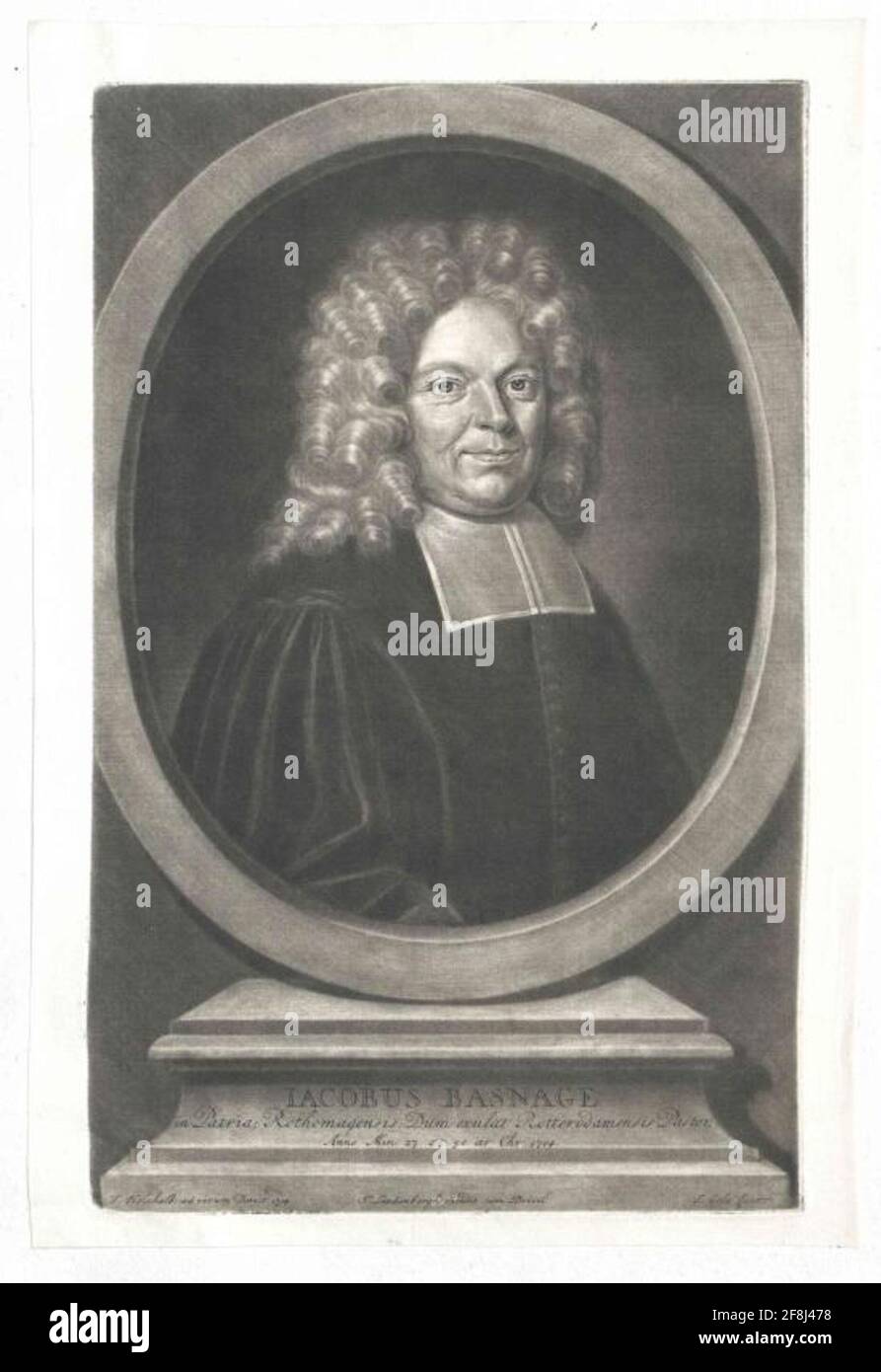 Basnage, Jacques Editore: Lindenbergh, J.Maler: Heavy, Jacobstecher: Gole, Jacob (1647) Foto Stock