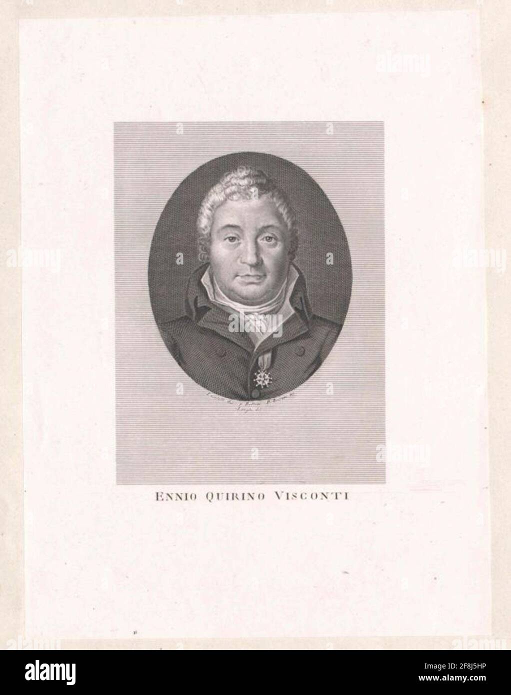 Visconti, Ennio Quirino. Foto Stock
