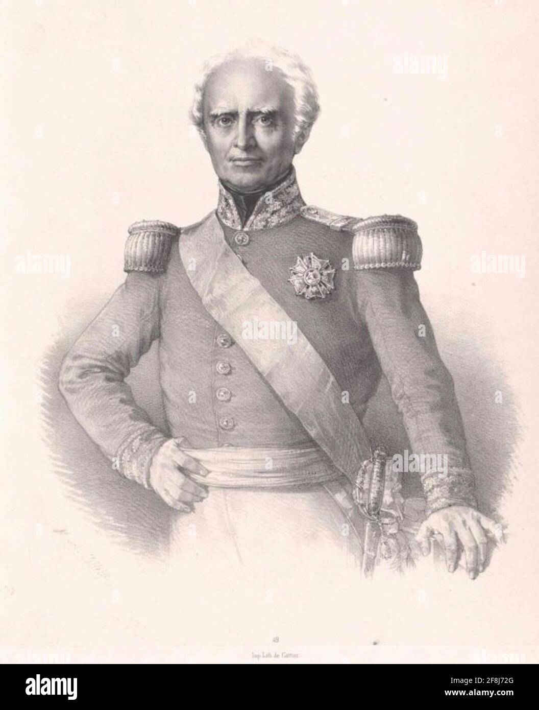 Bregeaud de la Piconnerie, duca di Isly, Thomas Robert. Foto Stock