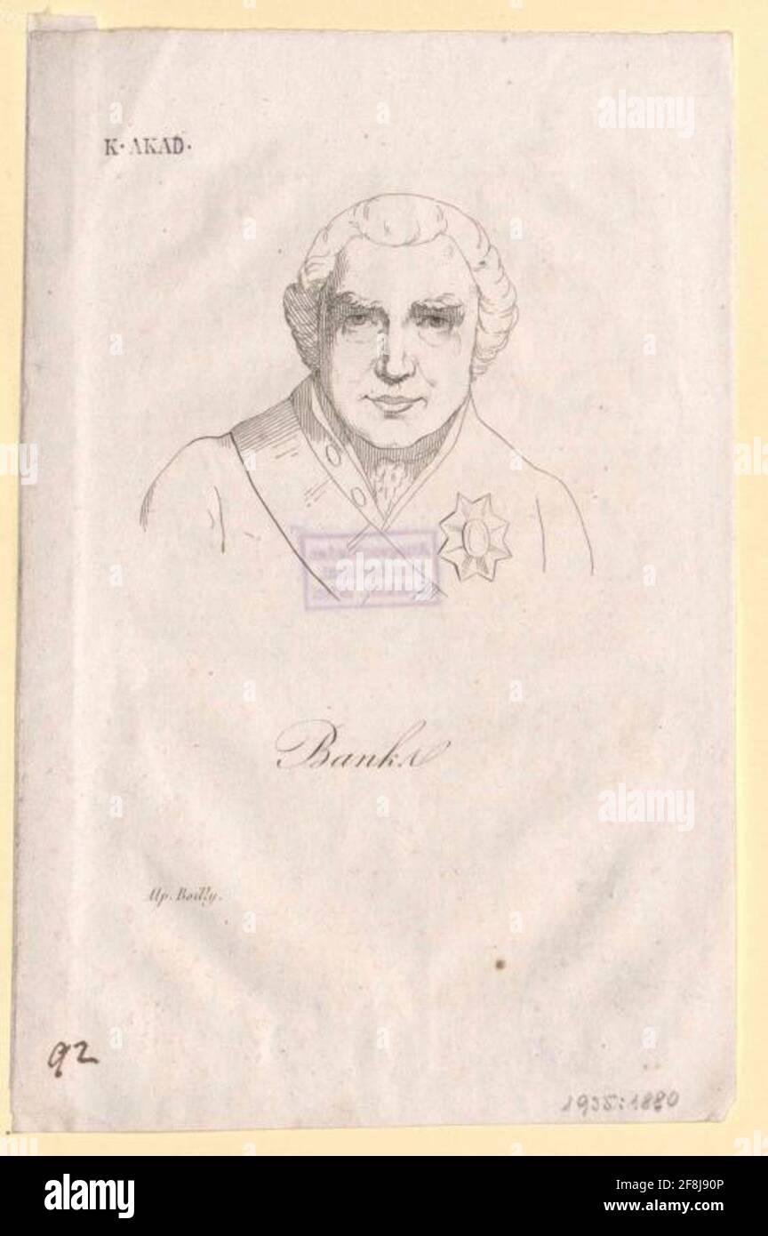 Banche, Joseph Baronet . Foto Stock