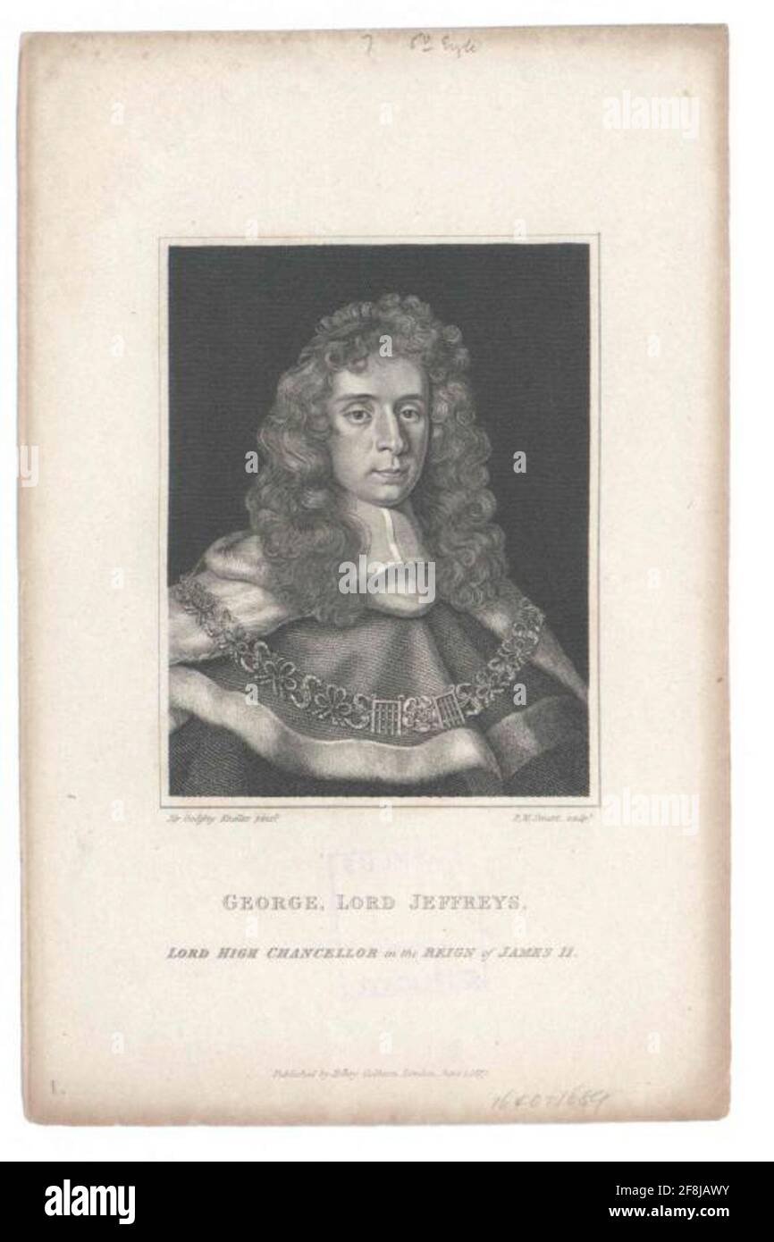 Jeffreys, 1. Baron Jeffreys, George . Foto Stock