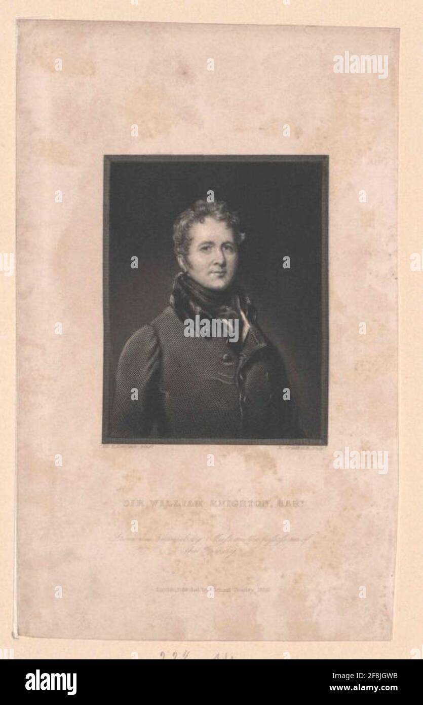 Knighton, Sir William 1. Baronet . Foto Stock
