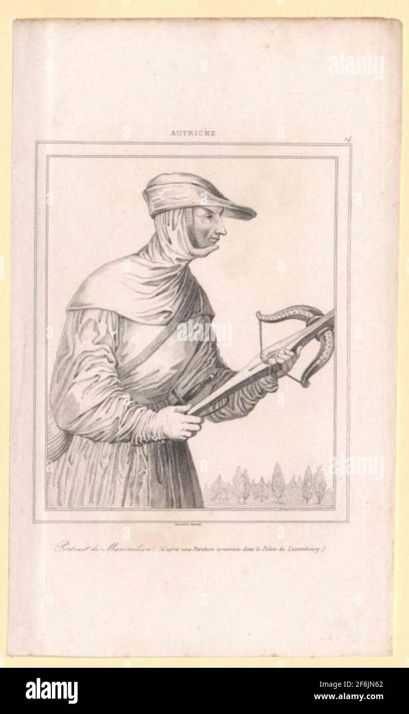 Massimiliano I., imperatore romano-tedesco. Foto Stock