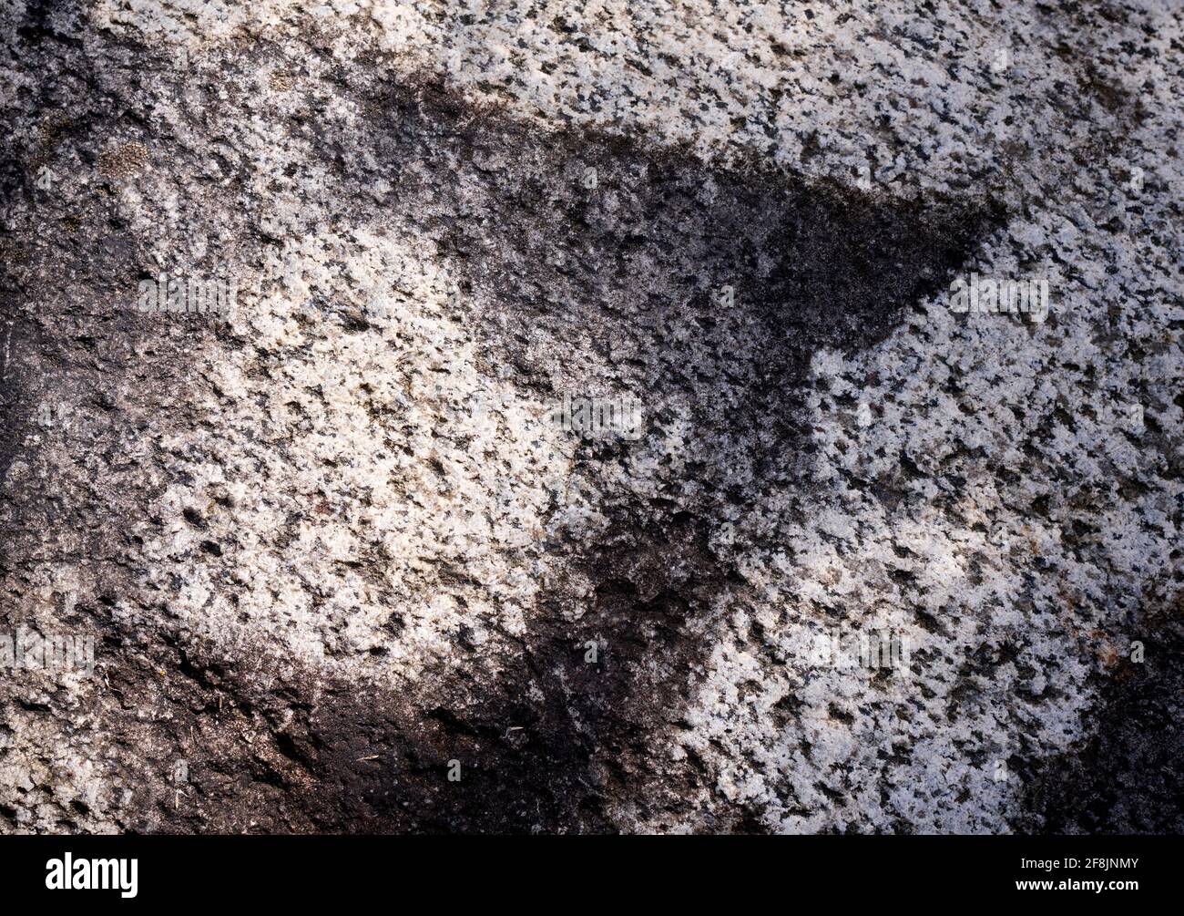 Superficie di roccia di granito in primo piano Foto Stock