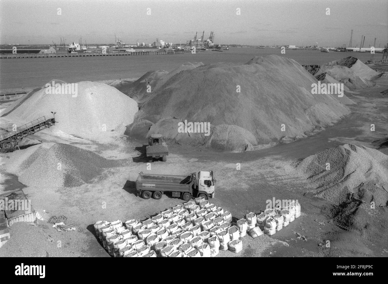 Aggregates Supplier Londra Foto Stock