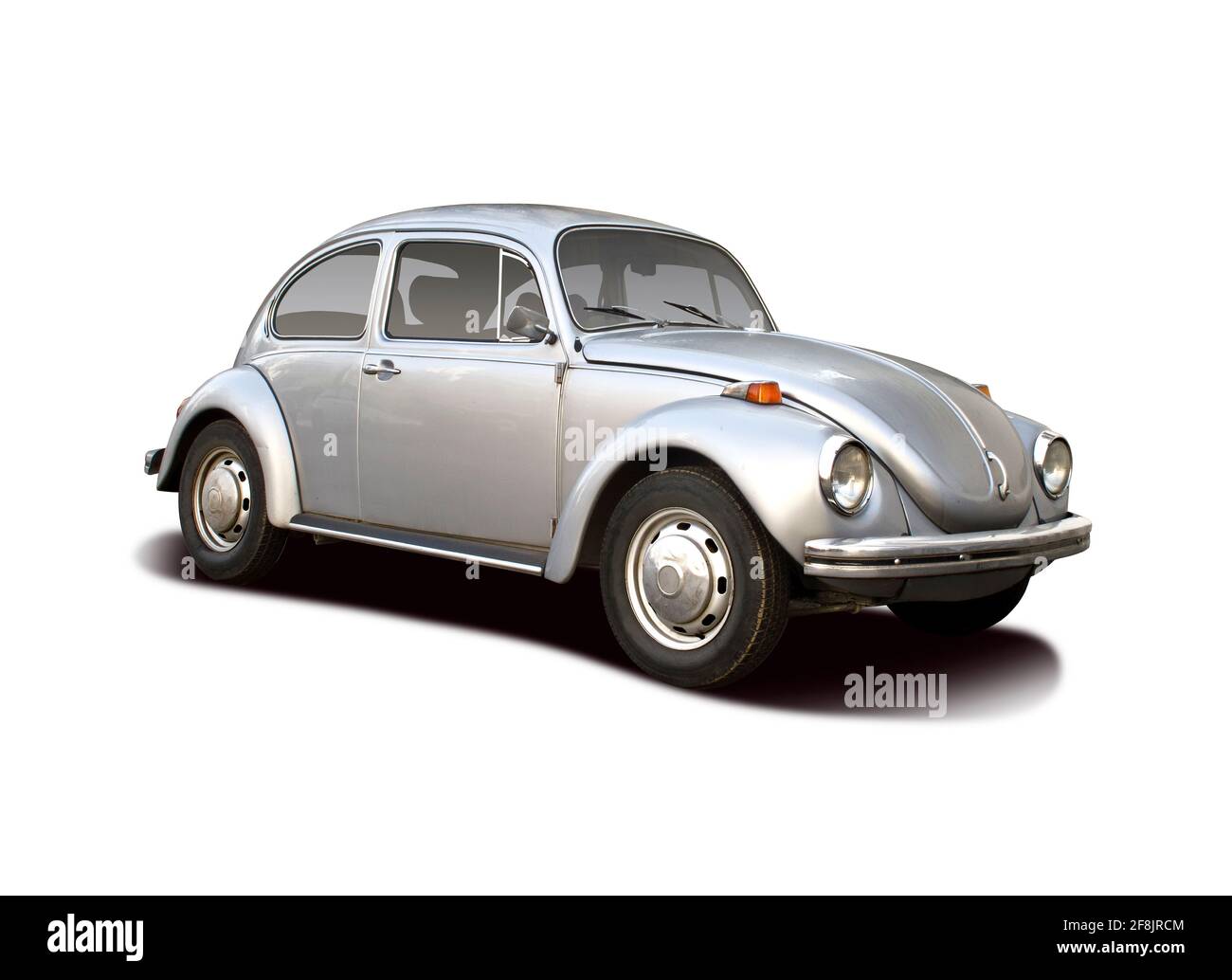 Auto classica tedesca isolata su sfondo bianco Foto Stock