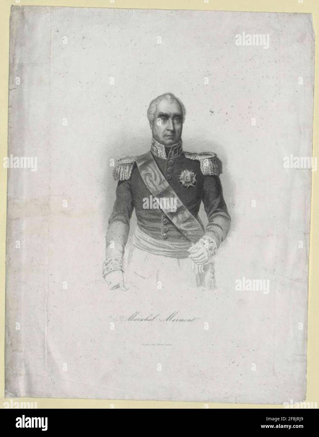 Marmont, Augustus Frédéric de. Foto Stock