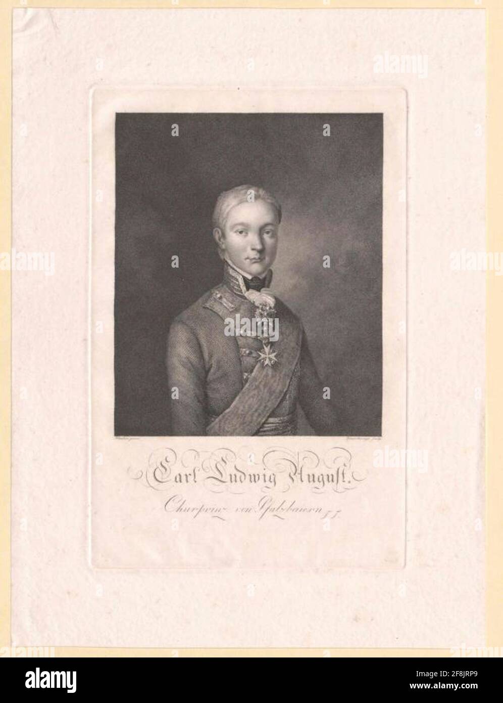 Ludovico i, re di Baviera Stecher: Rauschmayr, Joseph Peter Pauldaterung: 1800/1815 Foto Stock