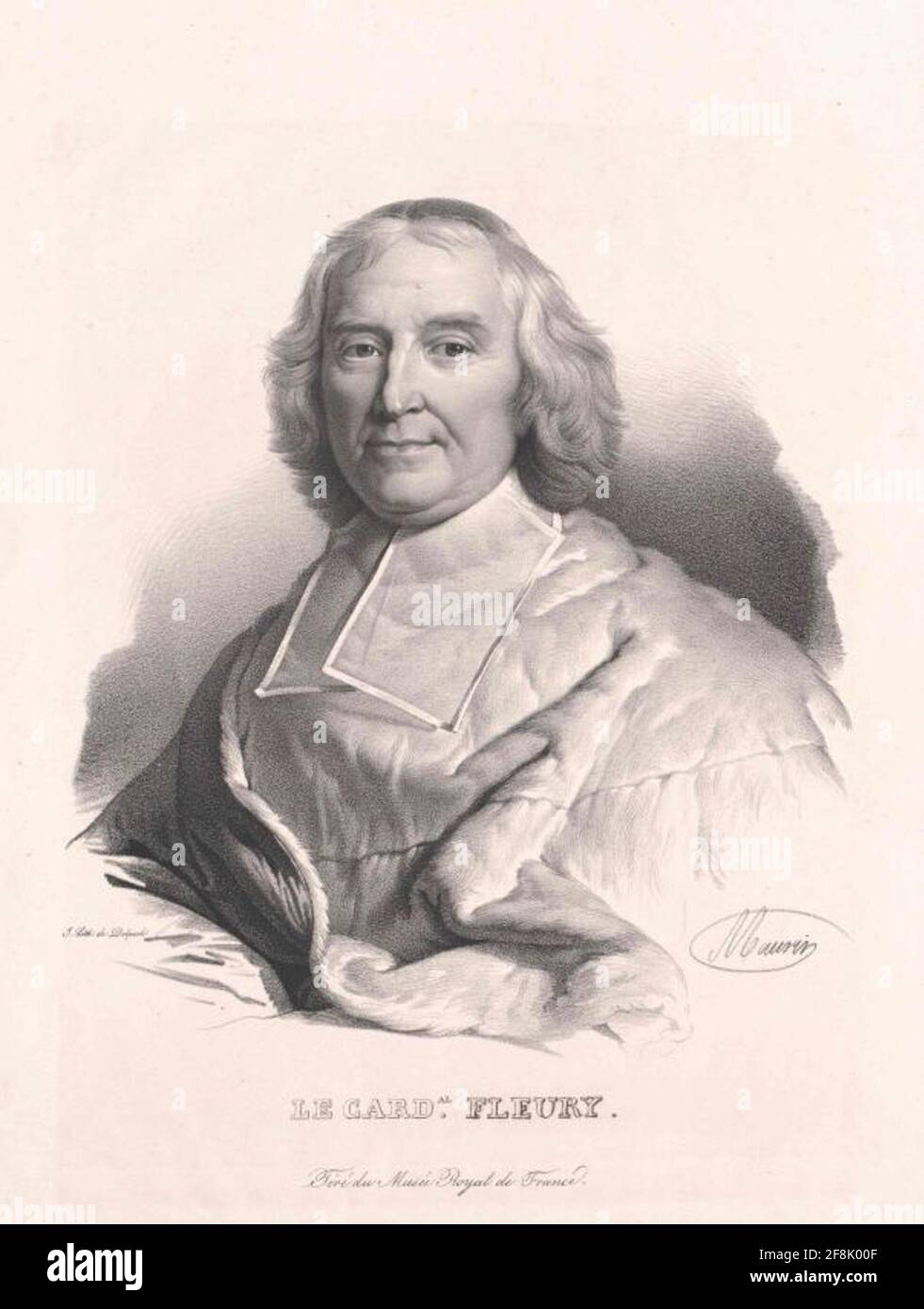 Fleury, André Hercules de. Foto Stock