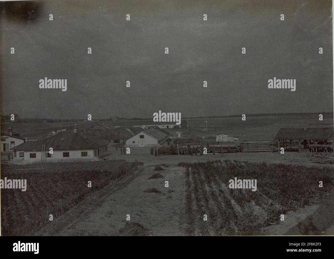 Corso di insegnamento tecnico Chelm.lager Vista generale contro W.. Foto Stock