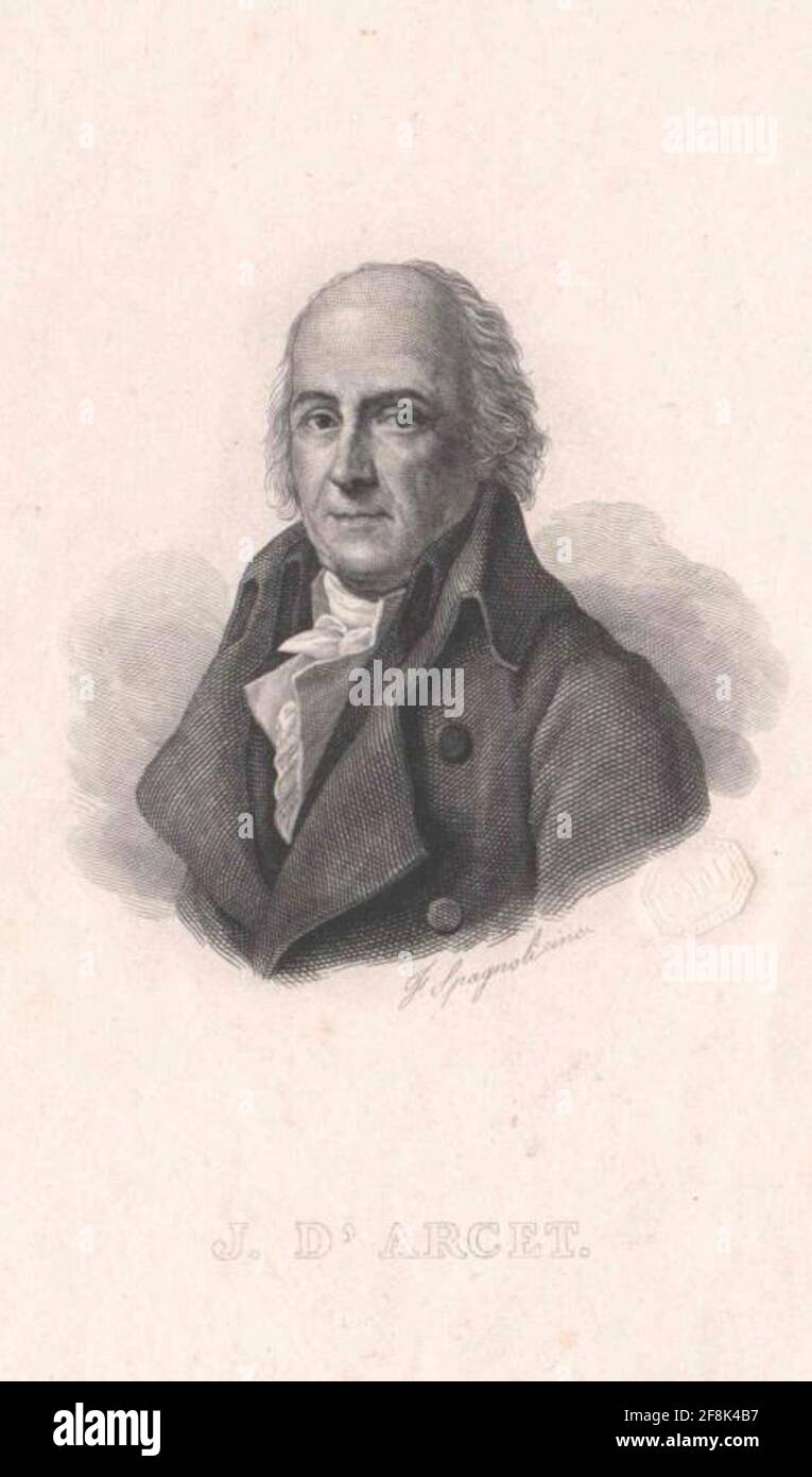 Darcet, Jean . Foto Stock