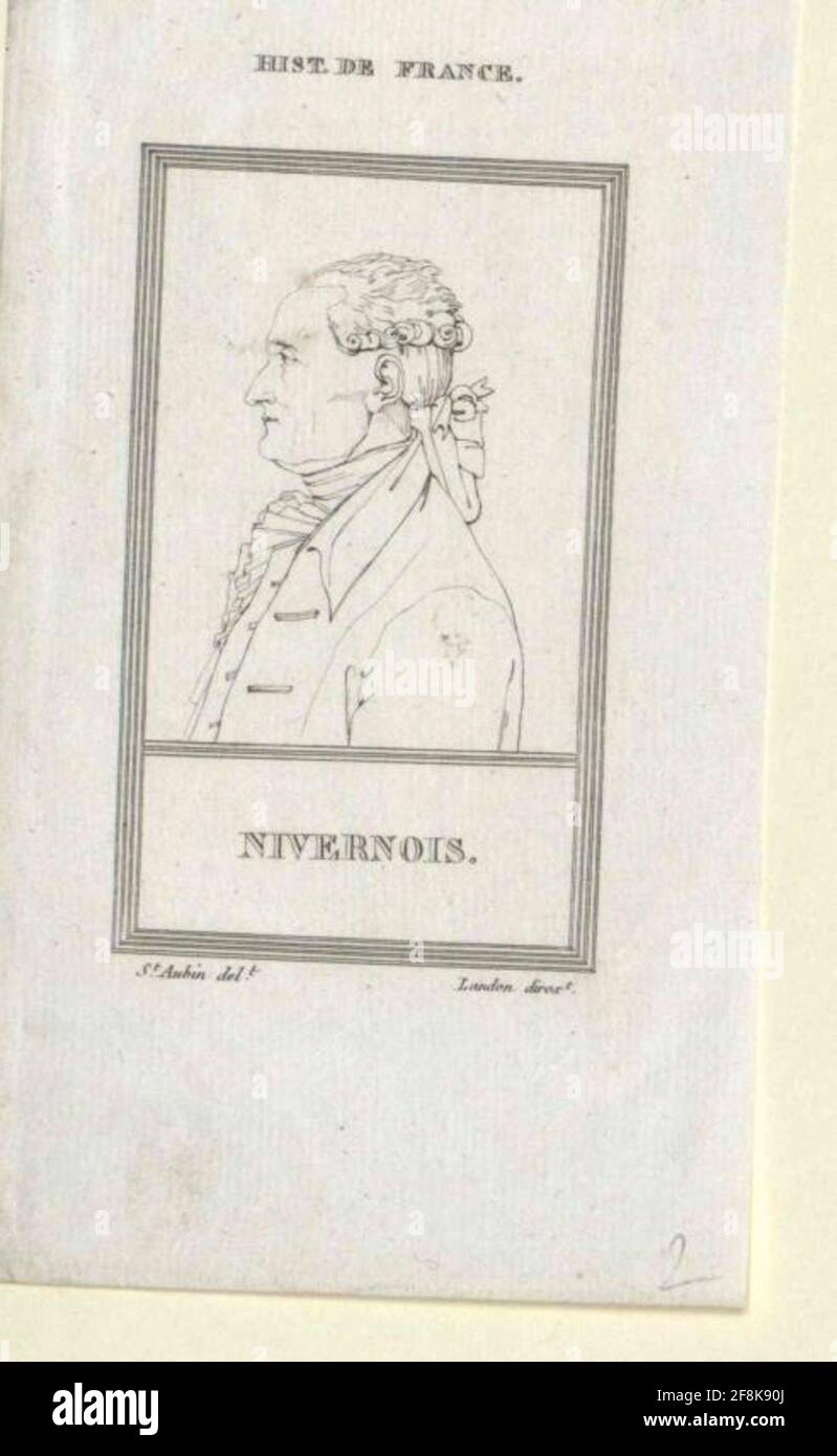 Nitrnois, Louis Jules Duc de. Foto Stock