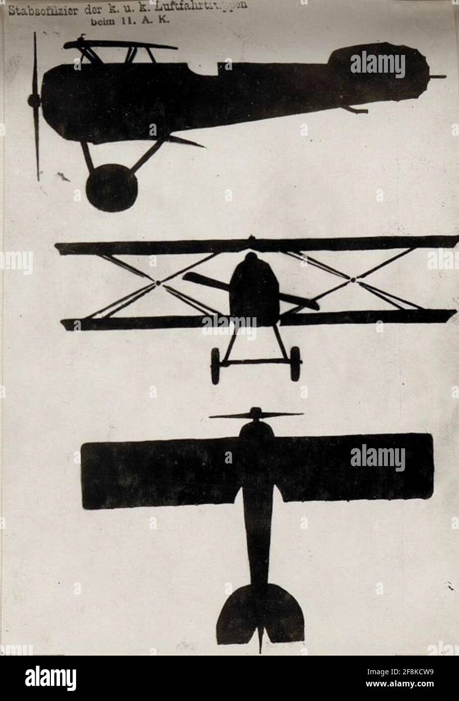 Silhouette di aeroplano. Foto Stock