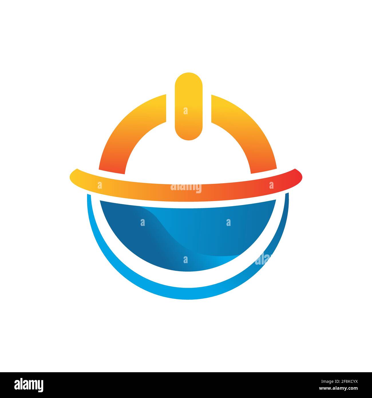 Icona di spegnimento simbolo di spegnimento moderno e alla moda. Illustrazione vettoriale EPS.8 EPS.10 Illustrazione Vettoriale