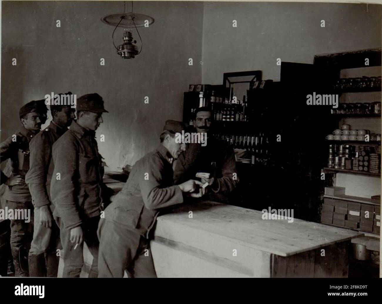 Il soldato casa della quarta Brigata di montagna, la riserva del XVI. Corpo. Foto Stock