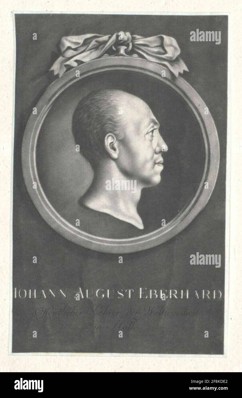 Eberhard, Johann August disegnatore: Chodowiecki, Daniel Nikolausstecher: Haid, Johann Elias Foto Stock