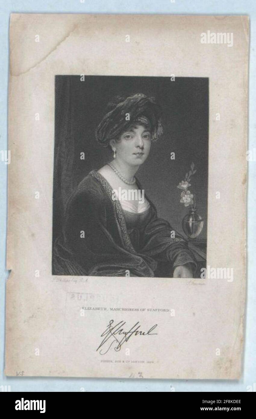 Sutherland, 19. Contessa di Sutherland, Elisabetta . Foto Stock