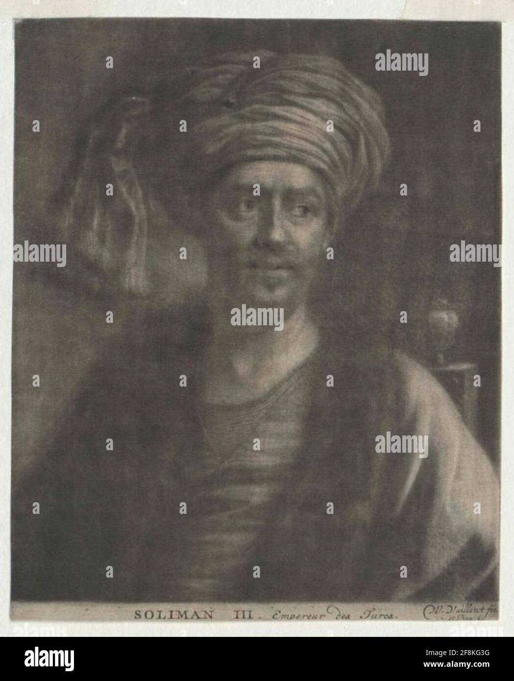 Suleiman III, Sultano di Turchia. Foto Stock
