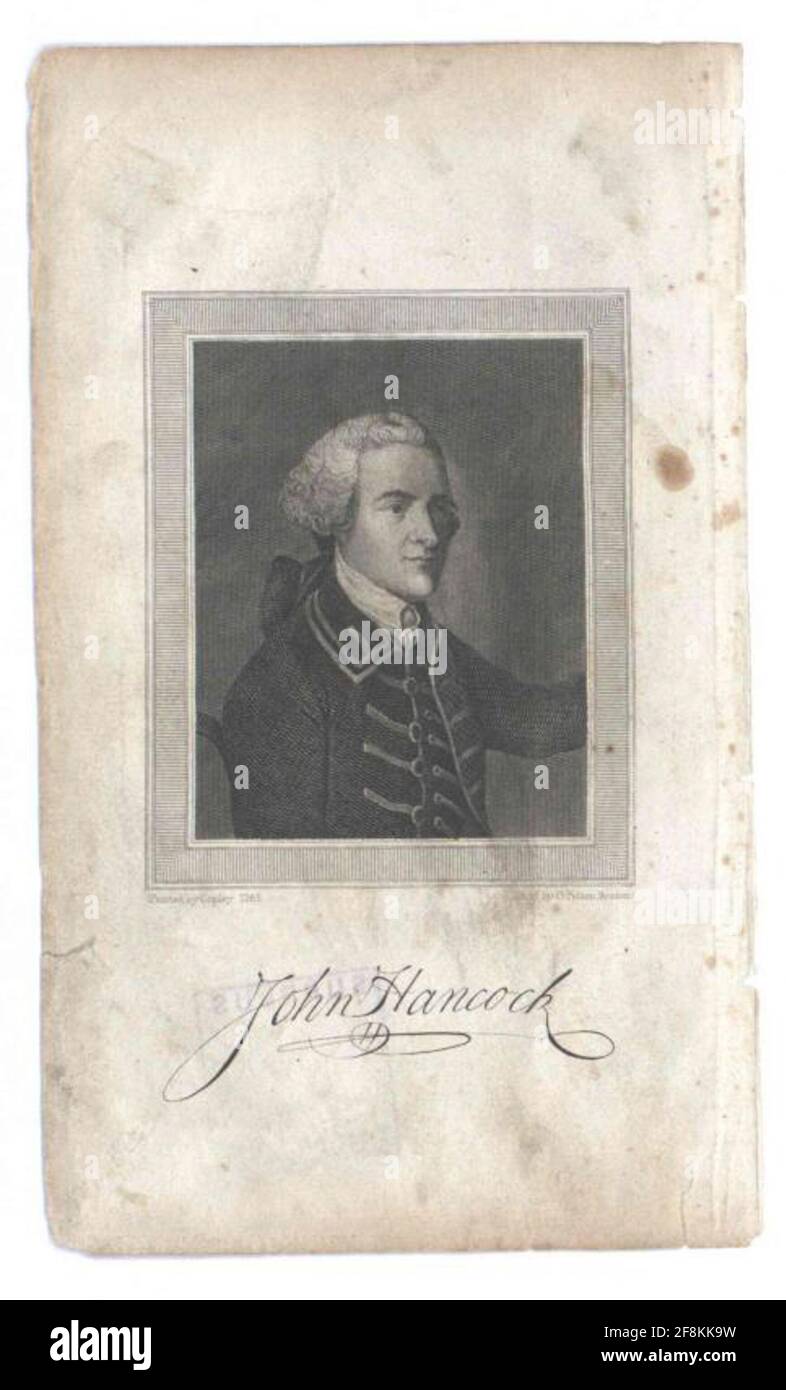 Hancock, John . Foto Stock