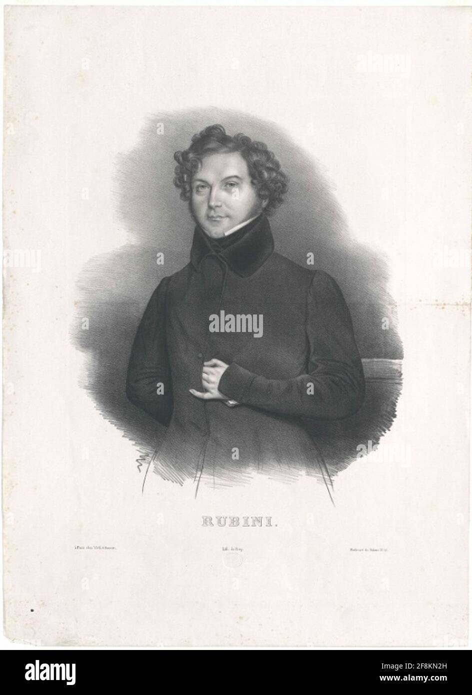 Rubini, Giovanni Battista. Foto Stock