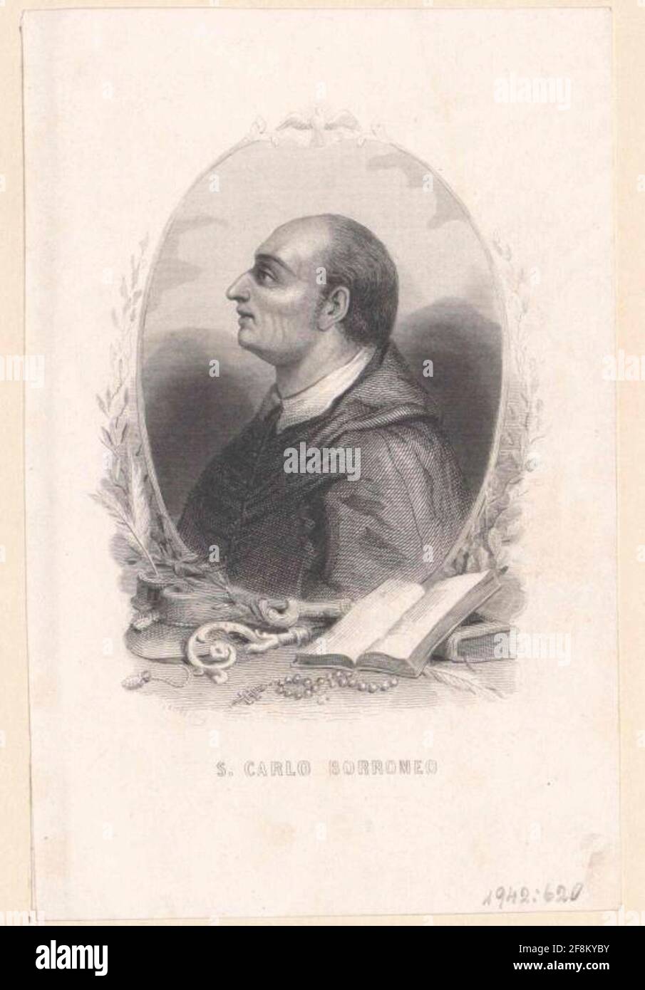 Carlo Borromeo. Foto Stock