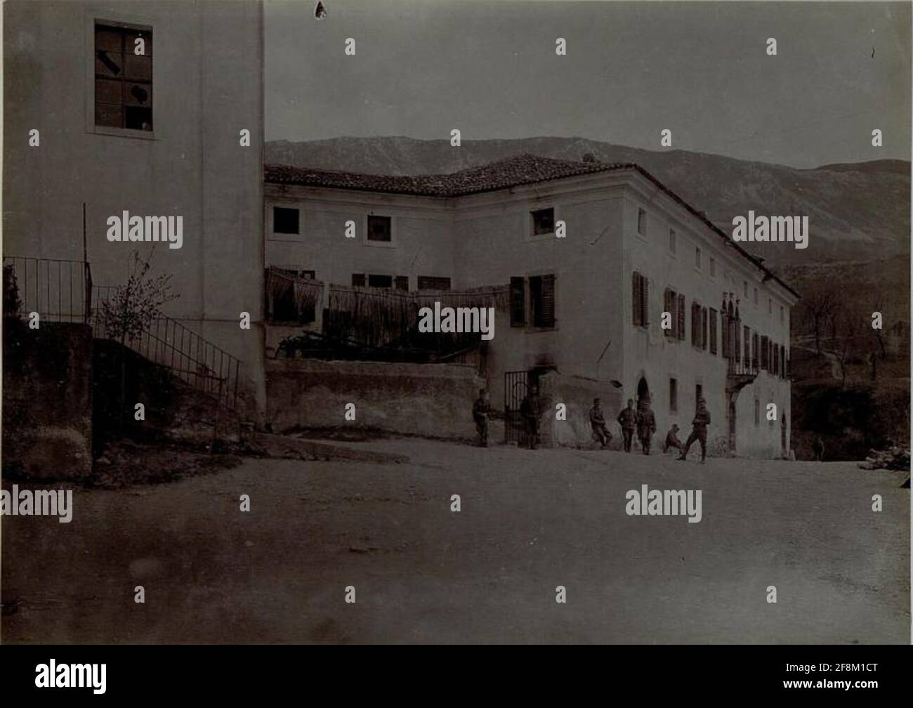 Il soldato casa della quarta Brigata di montagna, la riserva del XVI. Corpo. Foto Stock