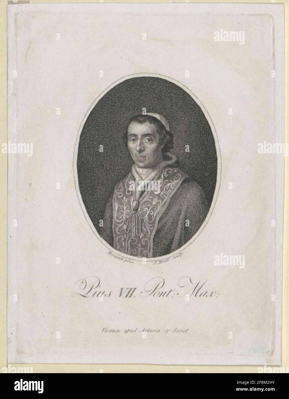 Pio VII, Papa. Foto Stock