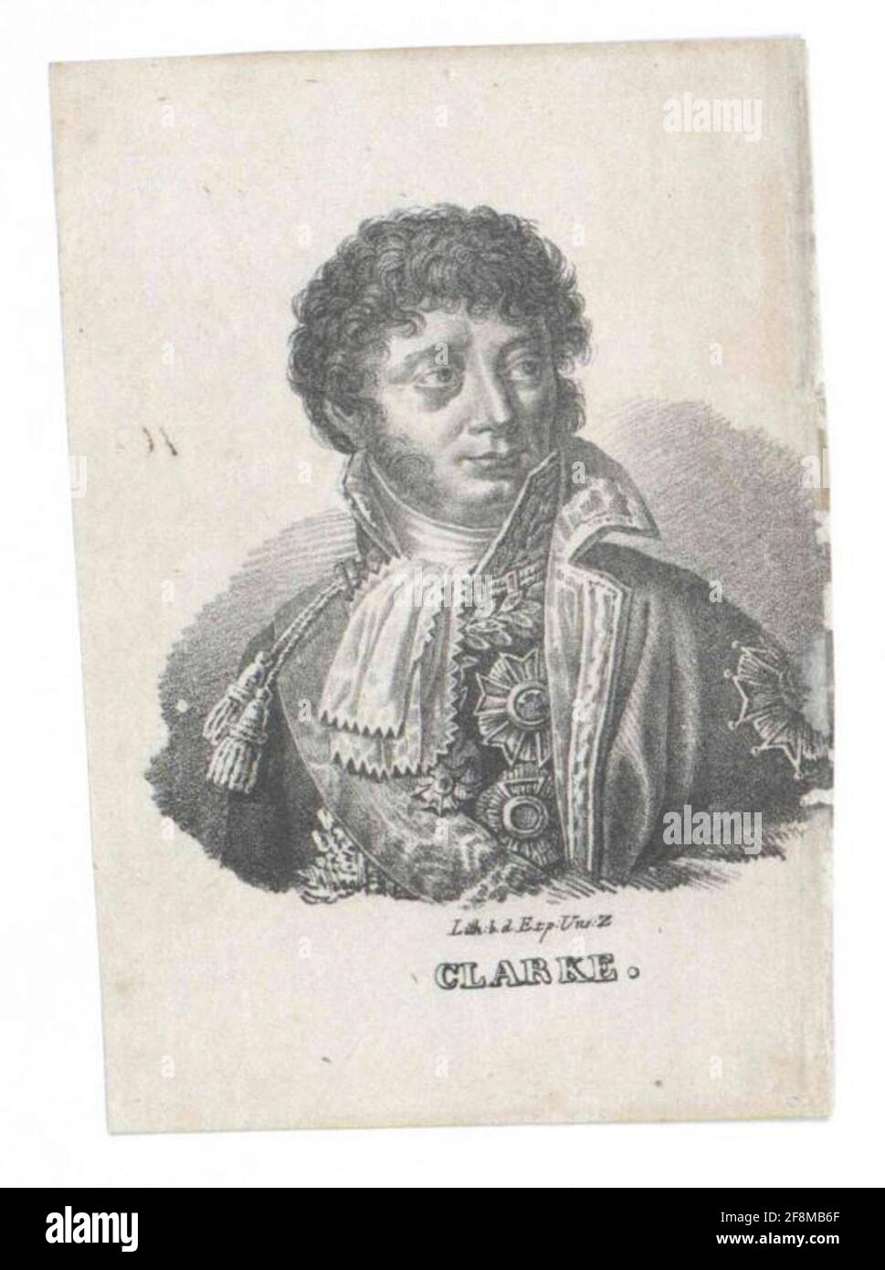 Clarke, Duca di Feltre, Henry Jacques Guillaume. Foto Stock