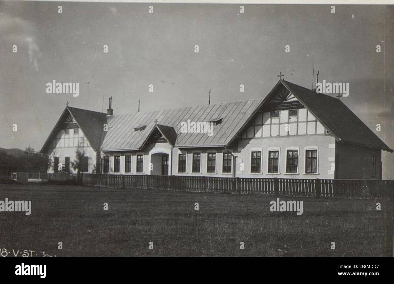 Scuola superiore a Unterwikov alloggio di K.U. K.V.1 / 7. 16.11.17. . Foto Stock