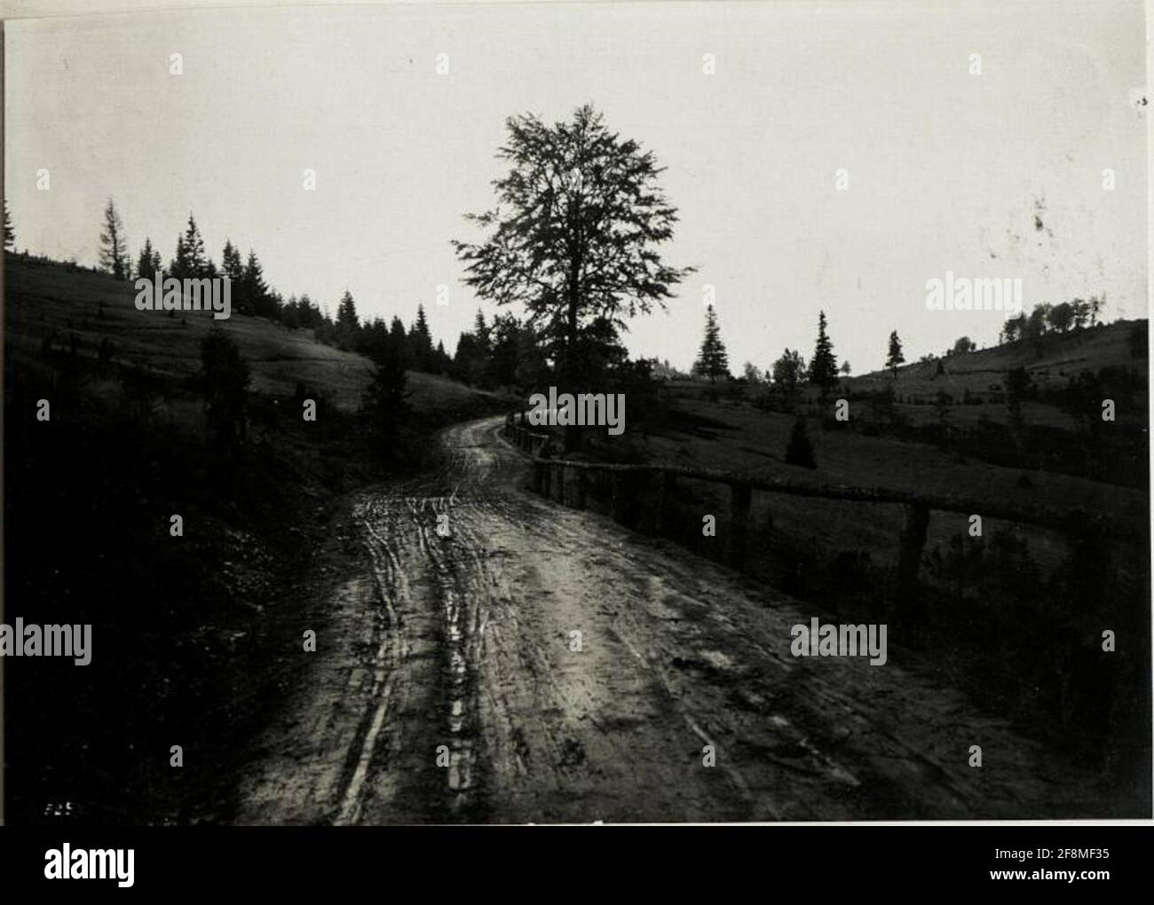 Valico di frontiera Visoki. Foto Stock