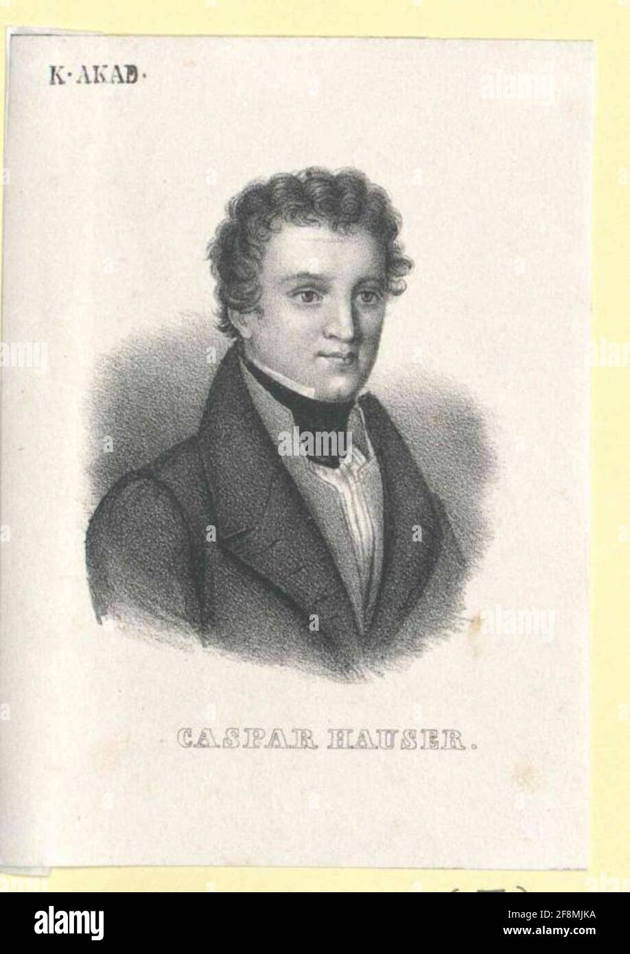Hauser, Kaspar. Foto Stock