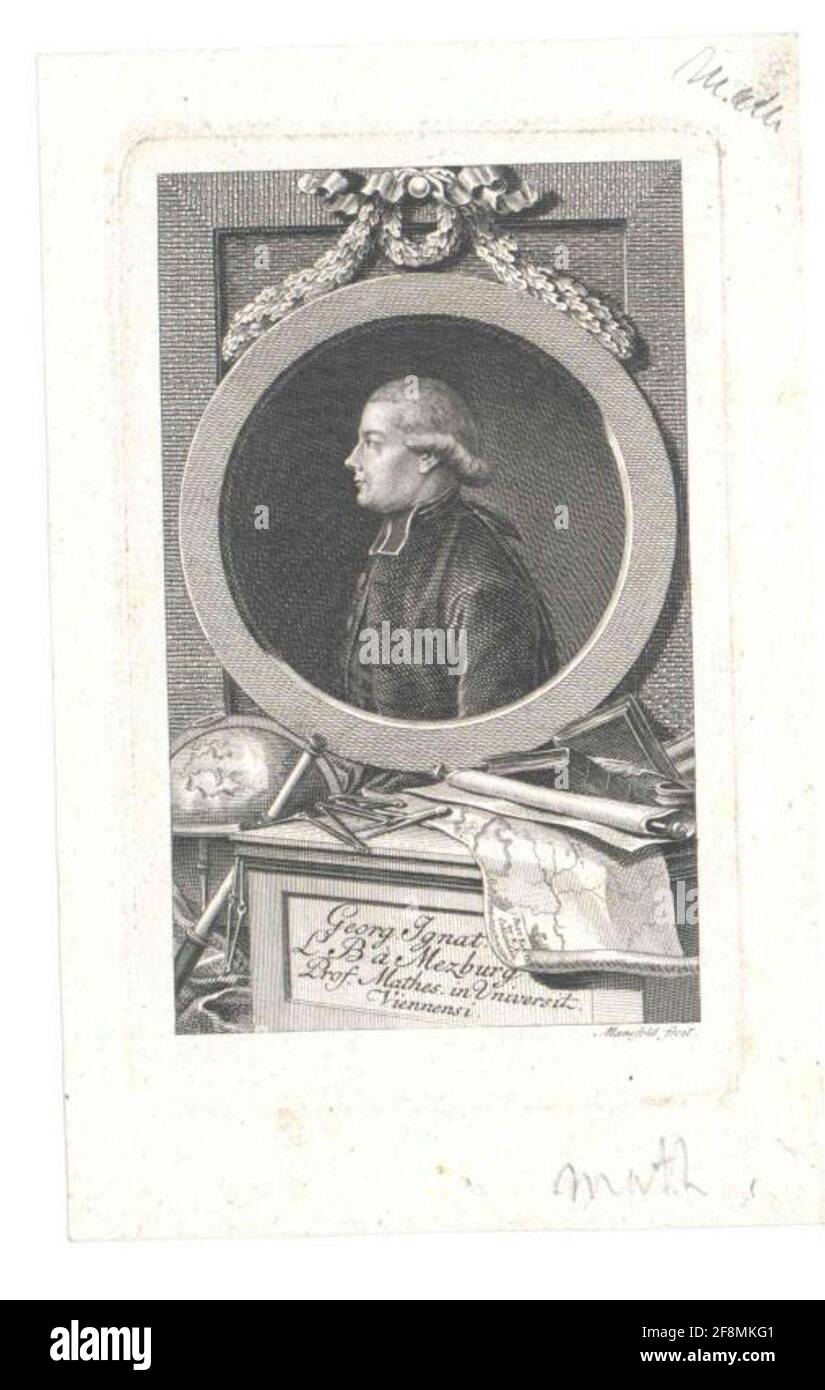 Metzburg, Georg Ignaz Freiherr von. Foto Stock