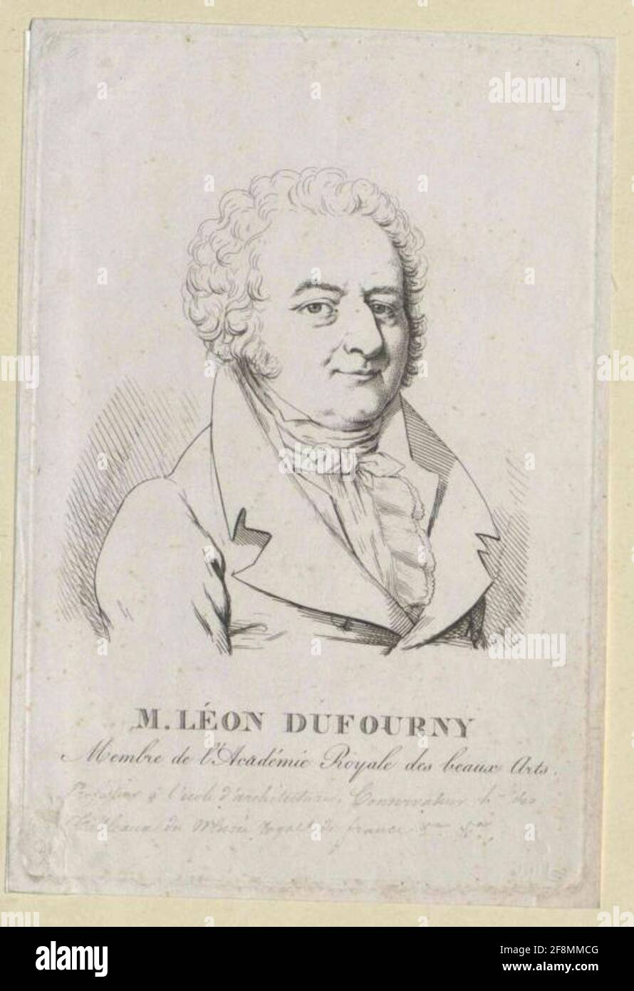 Dufourny, Leon. Foto Stock