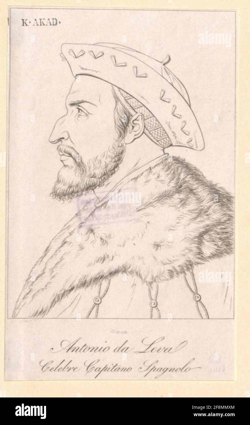 Prendi, Antonio de. Foto Stock