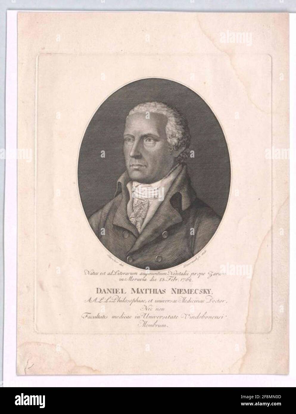 Tedesco, Daniel Mathias. Foto Stock