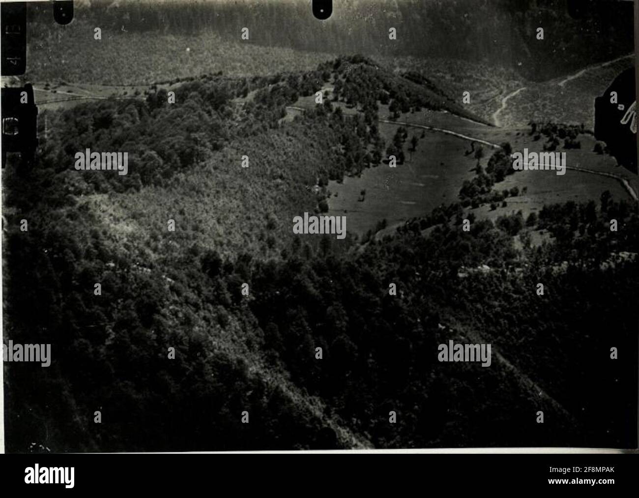 Posizione russa West Solotwyno da Klewa, giugno 1917.. Foto Stock