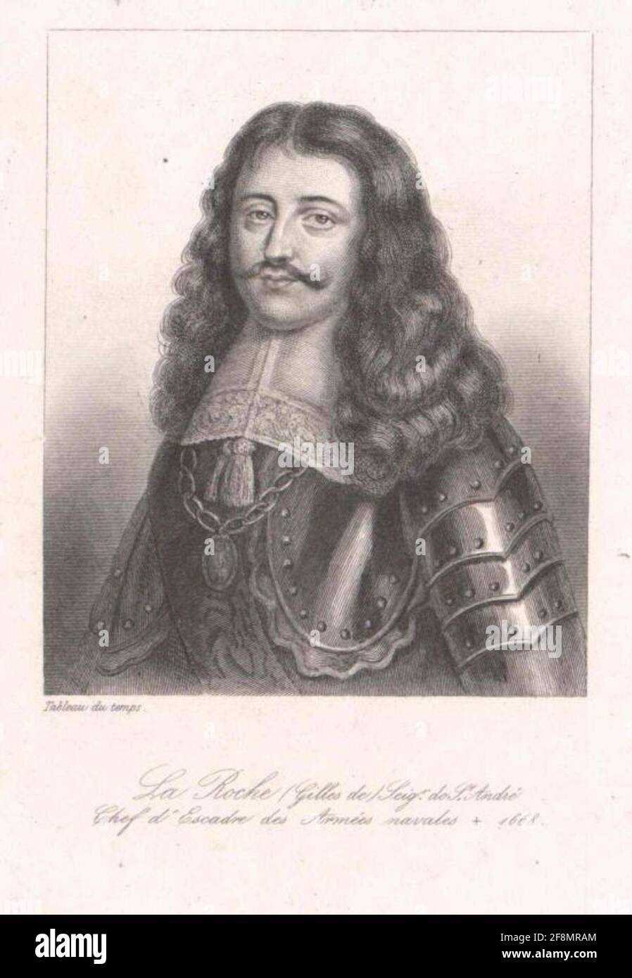 La roccia di Saint Andre, Gilles. Foto Stock