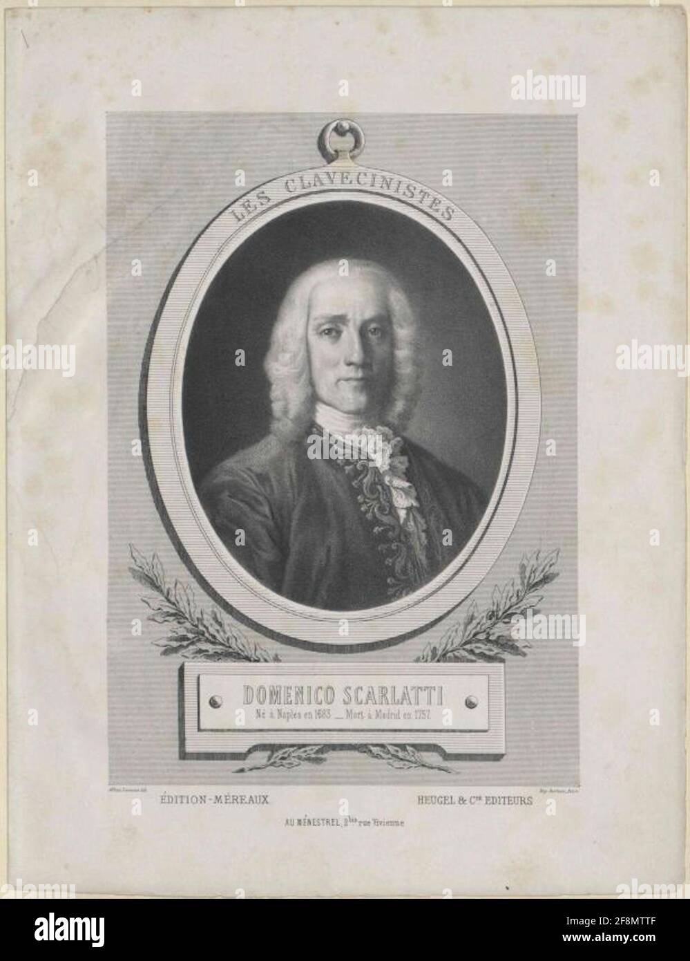 Scarlatti, Domenico. Foto Stock