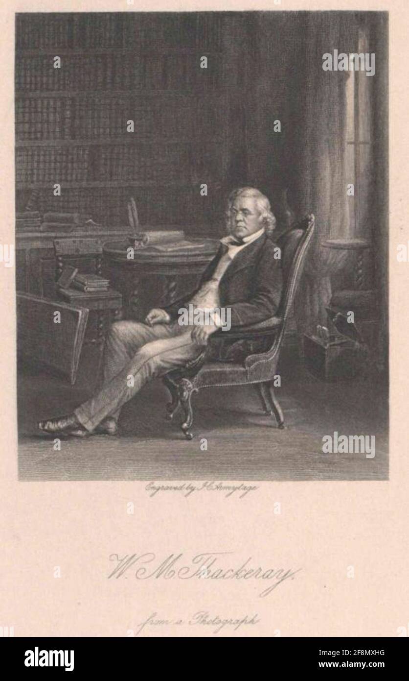 Thackeray, William Makepeace . Foto Stock