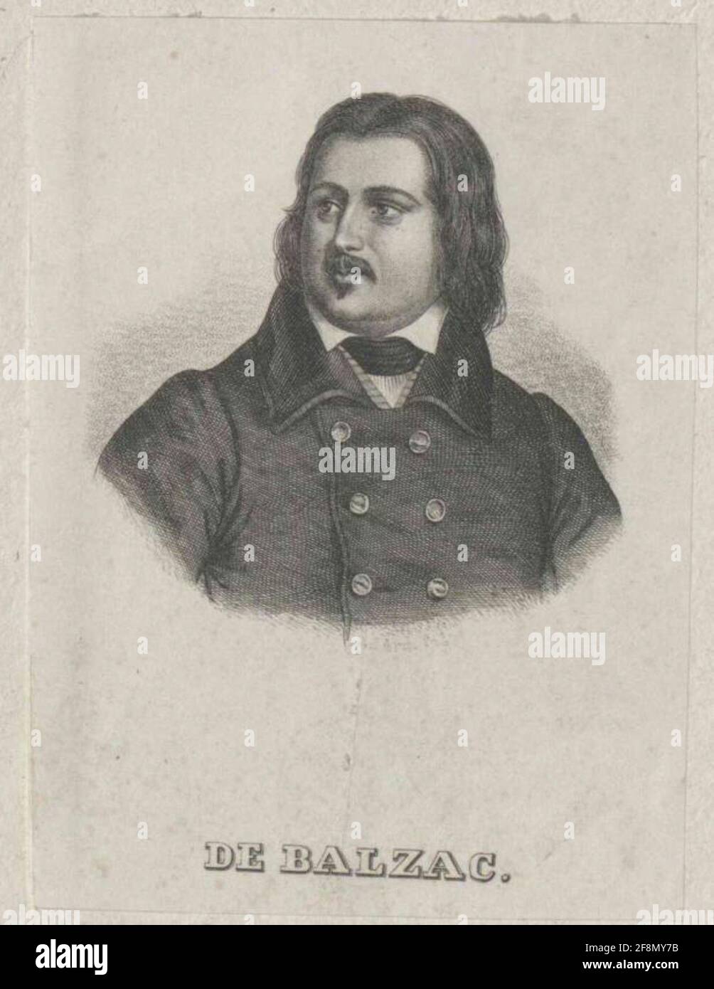 Balzac, onorato da. Foto Stock