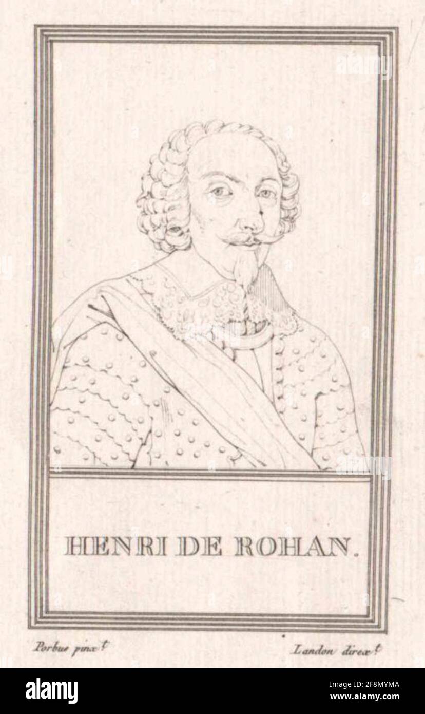 Rohan, 1. Duca di Rohan, Principe di Léon, Henri de. Foto Stock