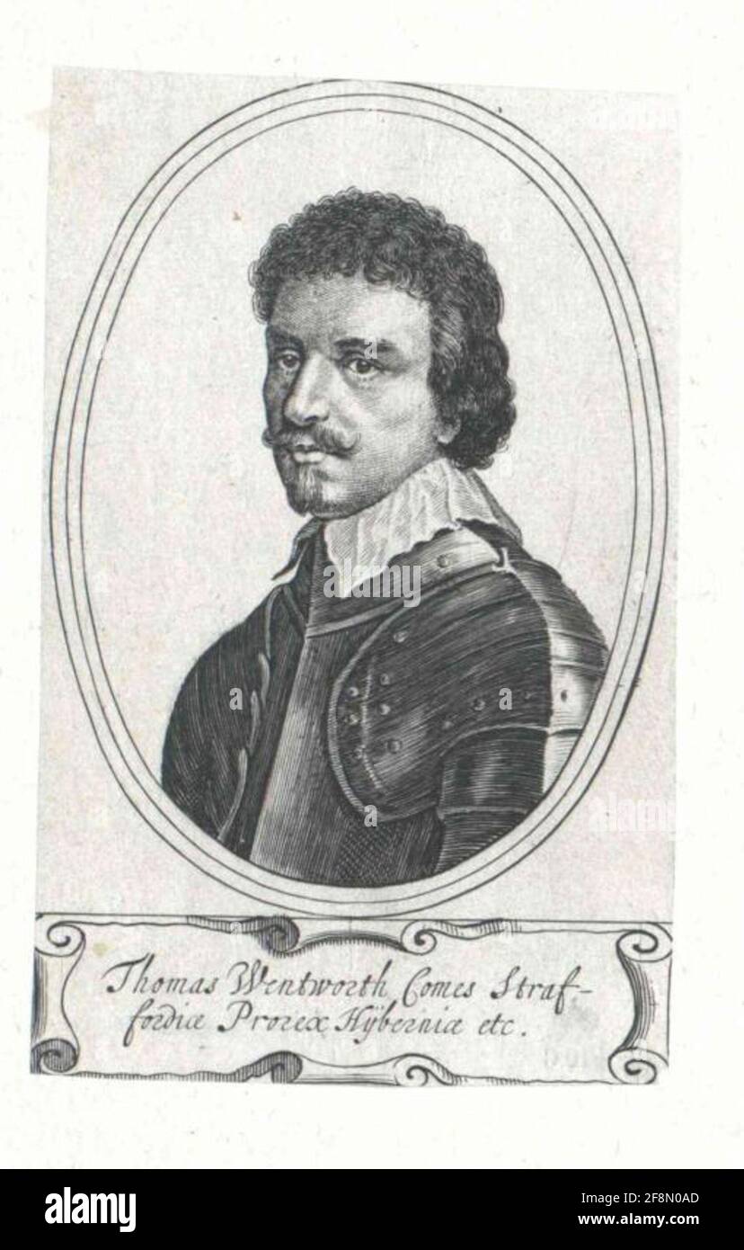 Wentworth, 1. Conte di Strafford, Tommaso . Foto Stock