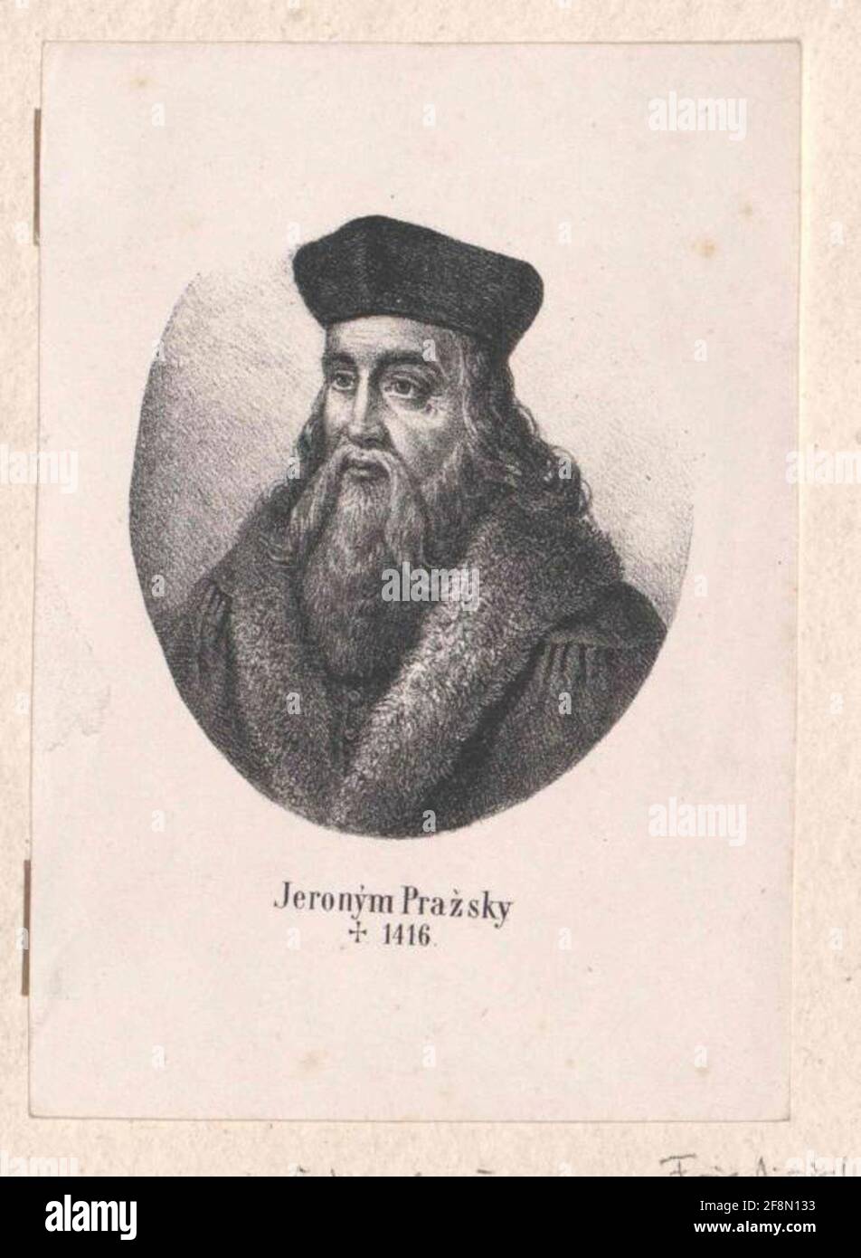 Hieronymus da Praga. Foto Stock