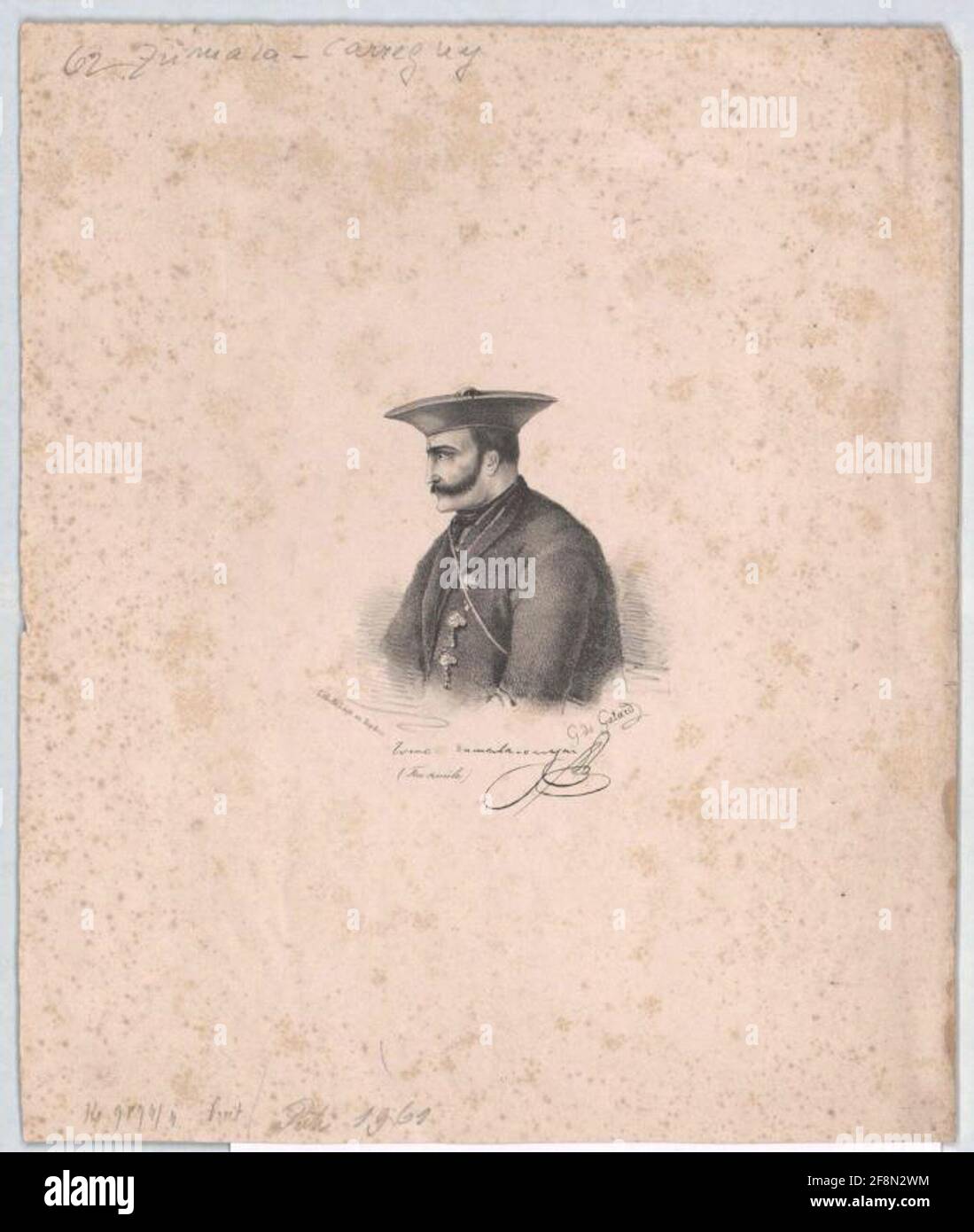 Zumalacárregui, Thomas. Foto Stock