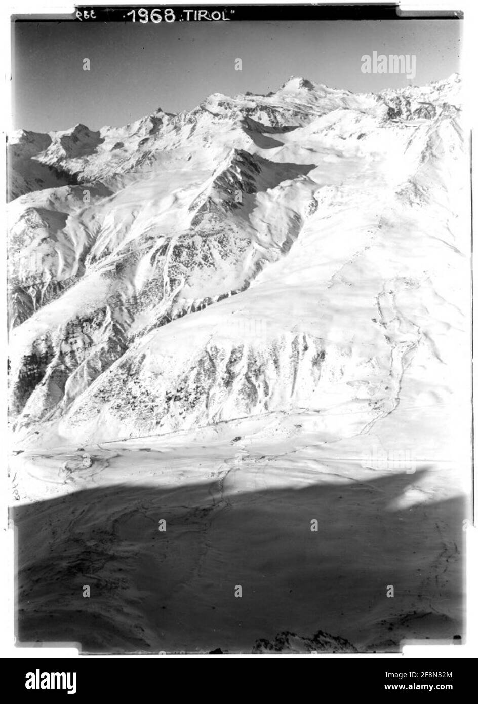 Varie posizioni sul Passo del Tonale, da Moro a Ponte di legno; vista da Monticello; fotografo: Flam. Foto Stock