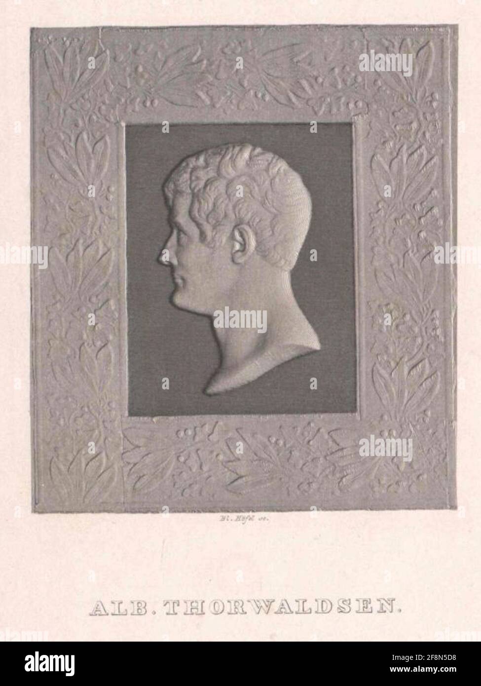 Thorvaldsen, Bertel. Foto Stock