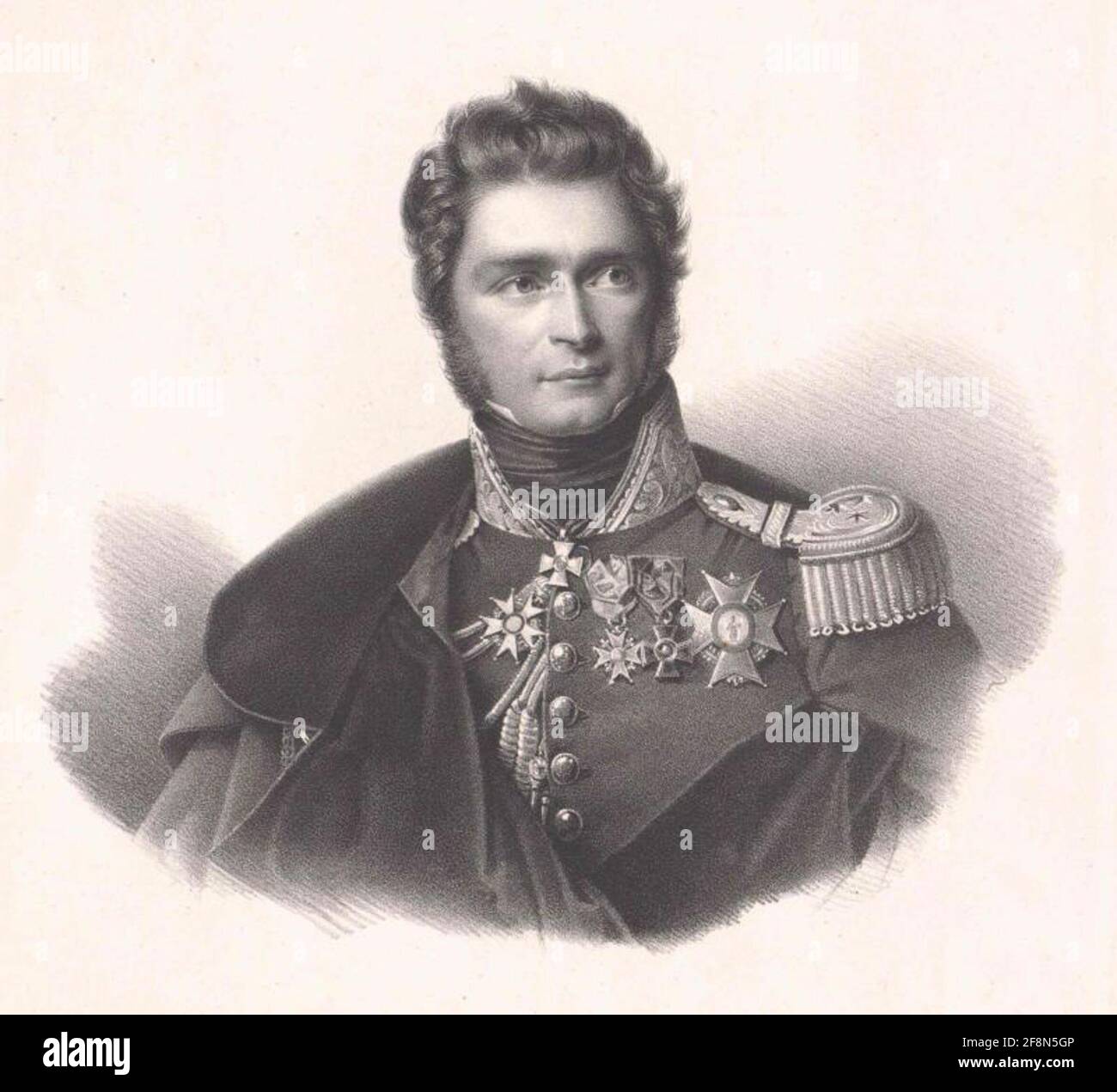 Guignard, Vicomte de Saint-Priest, Guillaume Emmanuel. Foto Stock