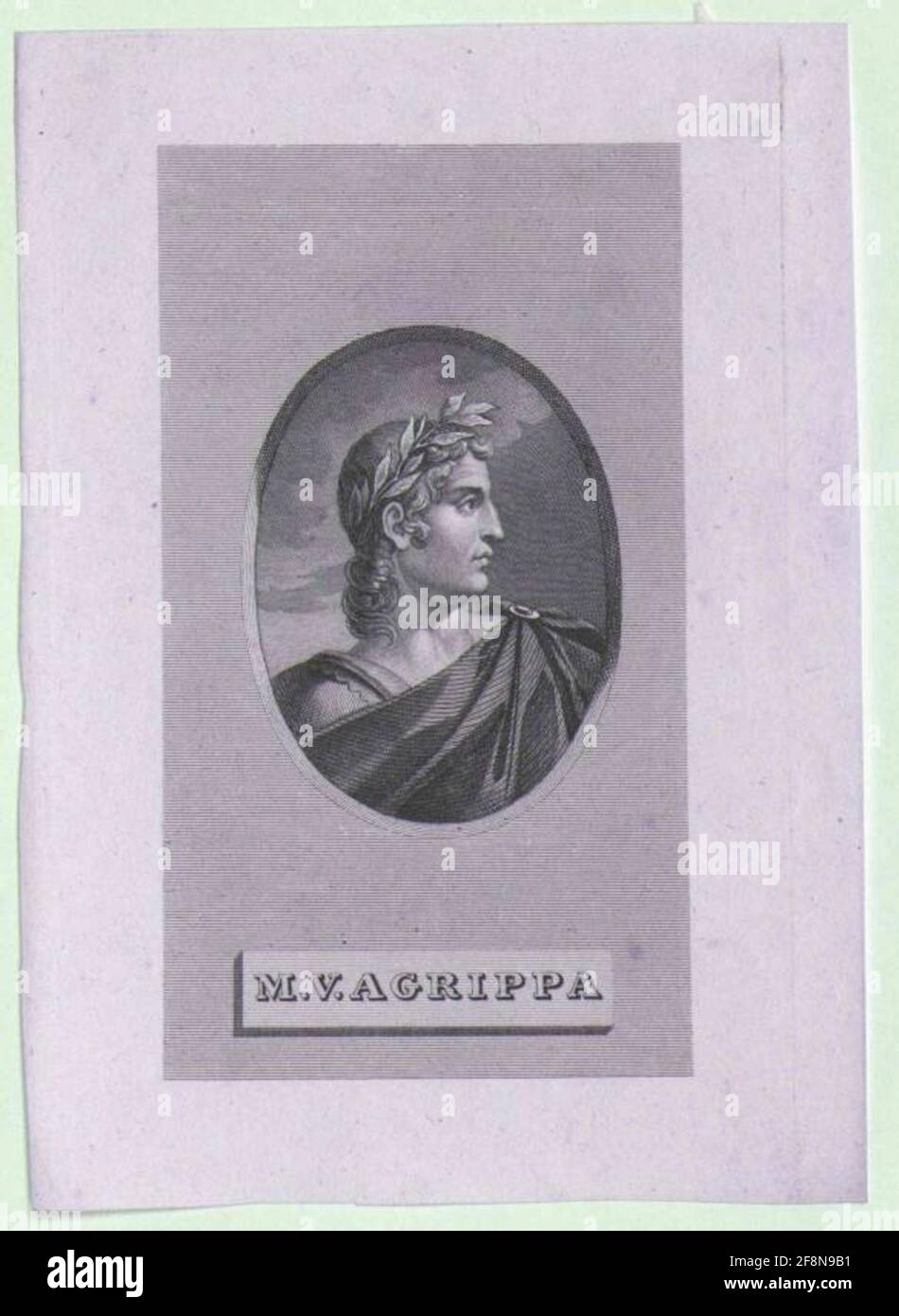 Agrippa, Marcus Vipsanius . Foto Stock