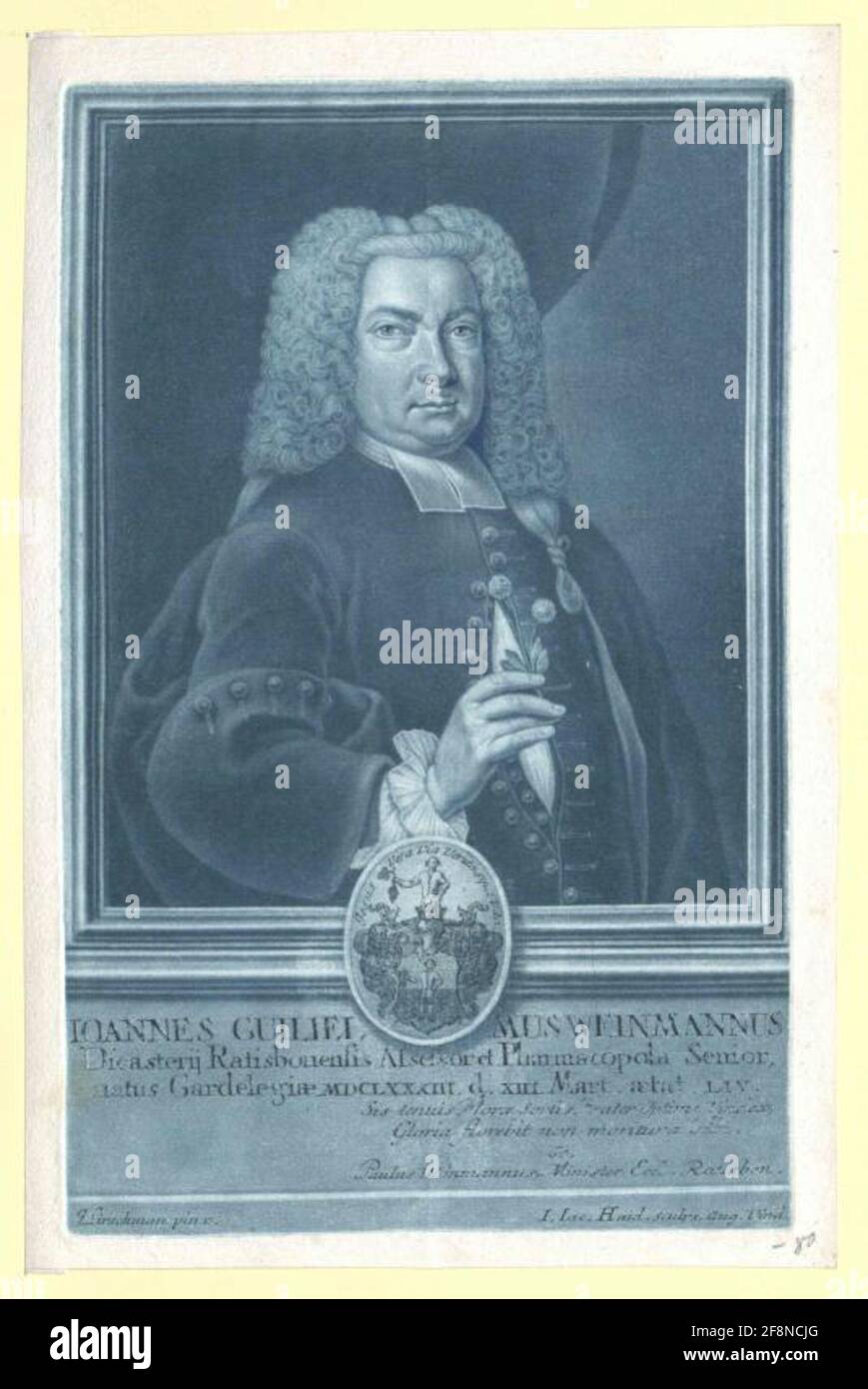 Weinmann, Johann Wilhelm. Foto Stock